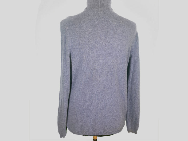Forest Hill Cashmere Polo-Neck Jumper »Blue Break«