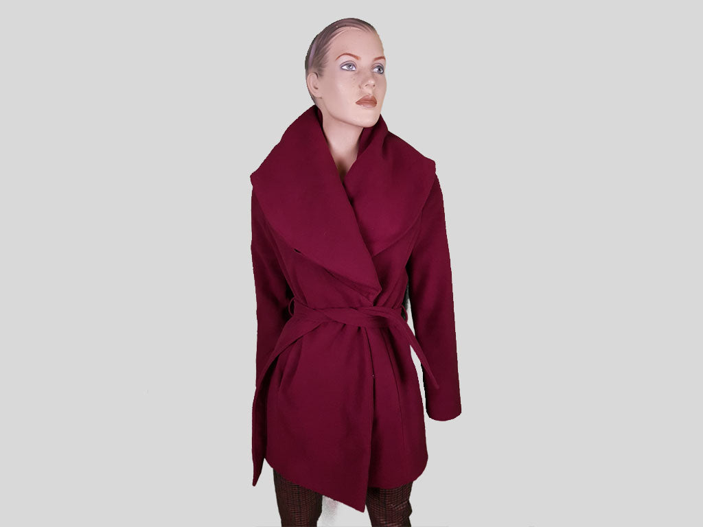 LTB Coat »Burgundy in the Bergmannkiez«