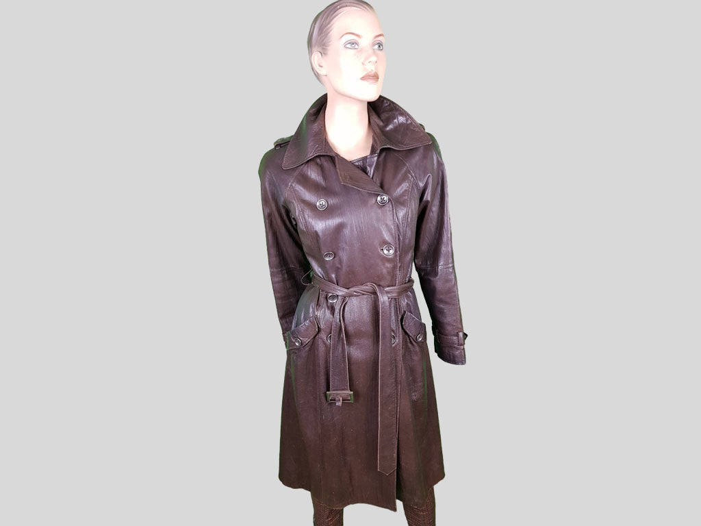 Madeleine Leather Coat »Night Bus«