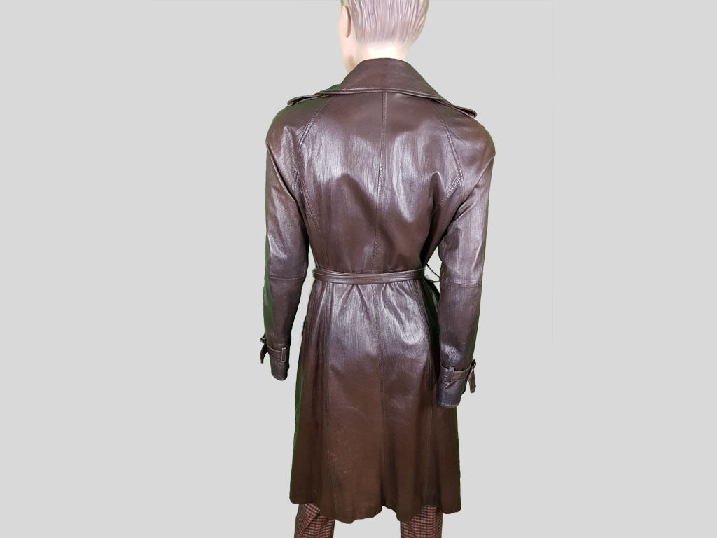 Madeleine Leather Coat »Night Bus« – View 2