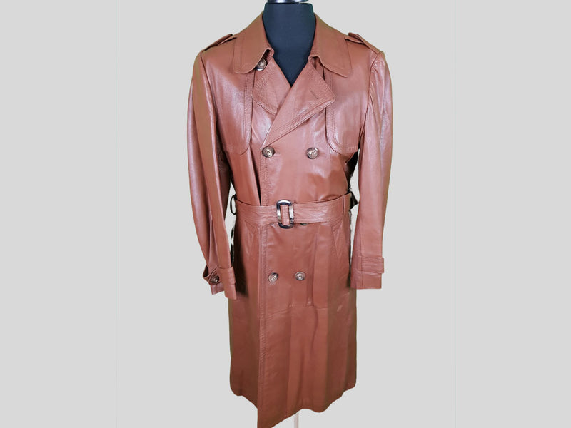 Leather Coat »Brown Curtain«