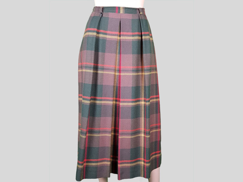 Blevle Virgin Wool Skirt »Plaid at the Pictures«