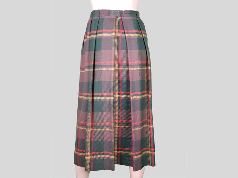 Blevle Virgin Wool Skirt »Plaid at the Pictures«
