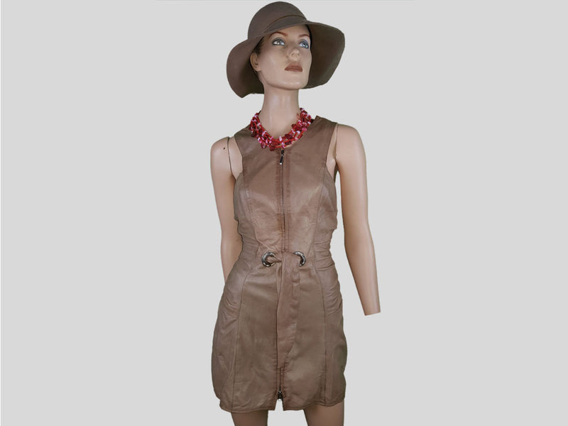 Nappa Leather Dress »Scene in Sand«