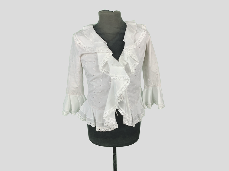 Apart Ruffle Blouse »Sunday by the Canal«