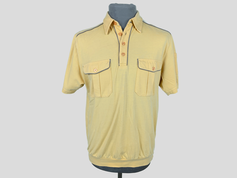 T-Shirt in Gelb für Vintage Fans
